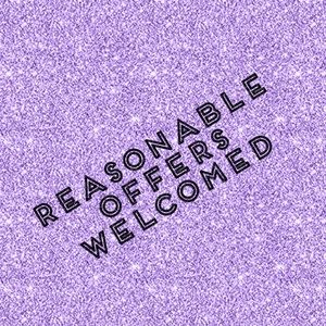I do accept reasonable offers!